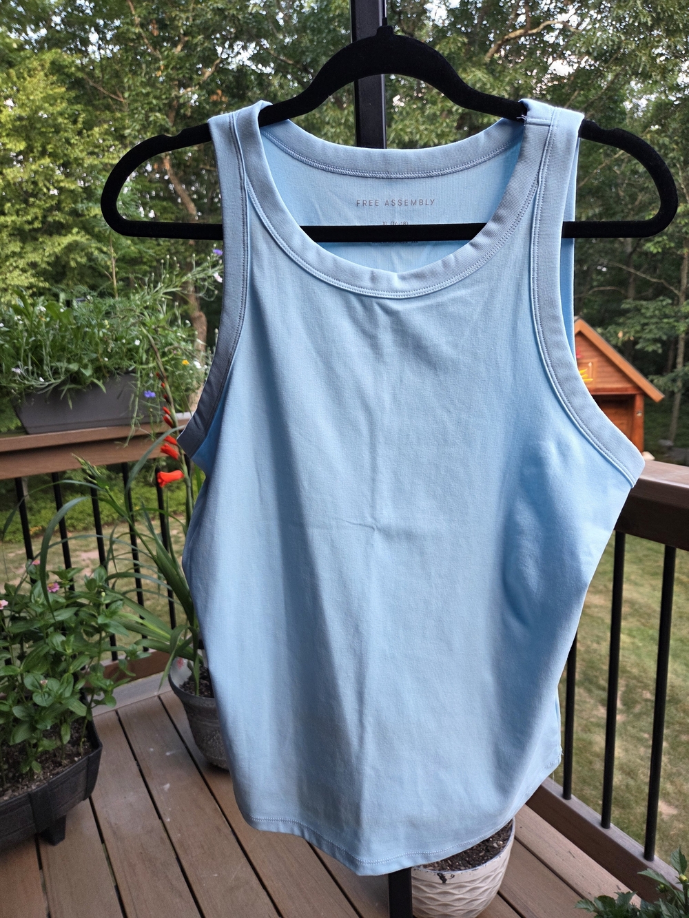 Free Assembly Light Blue Women’s Tank Top